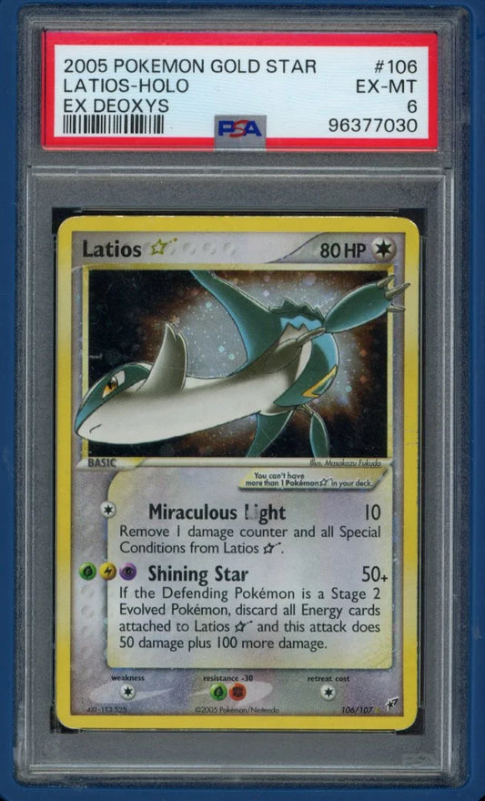 Latios Gold Star PSA 6