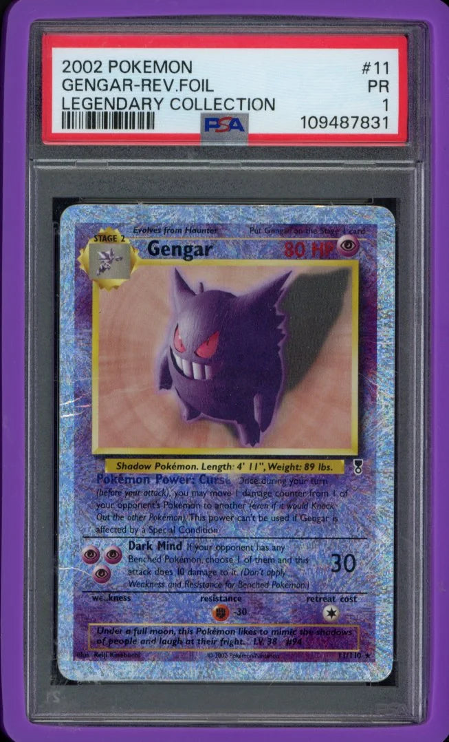 Gengar Rev – Holo Foil 11/110 PSA 1