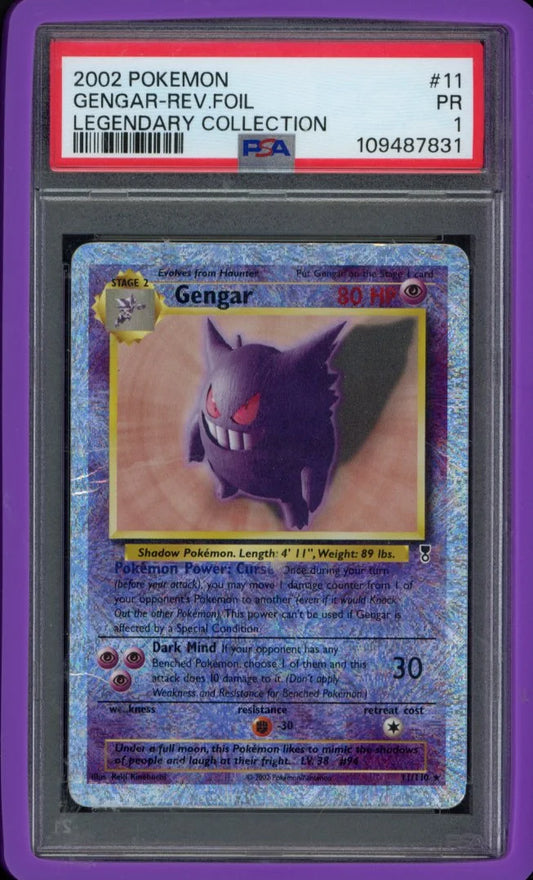 Gengar Rev – Holo Foil 11/110 PSA 1
