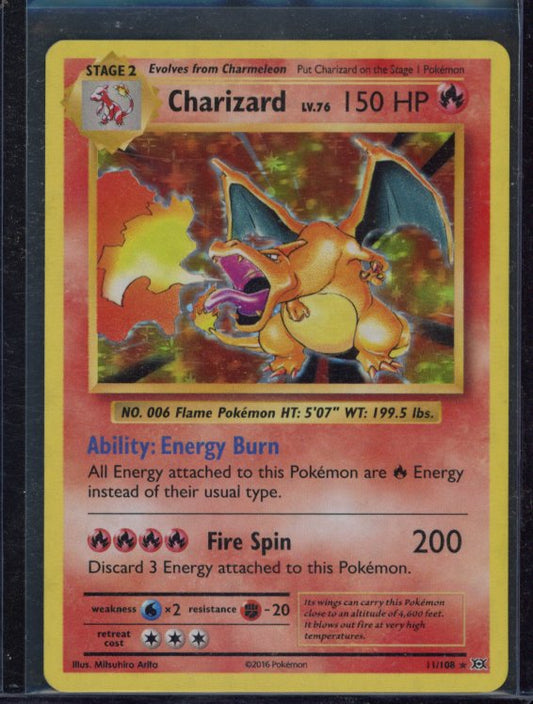 Charizard 11/108 Raw