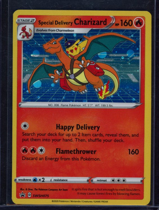 Special Delivery Charizard SWSH075 Raw