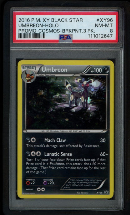 Umbreon XY96 PSA 8