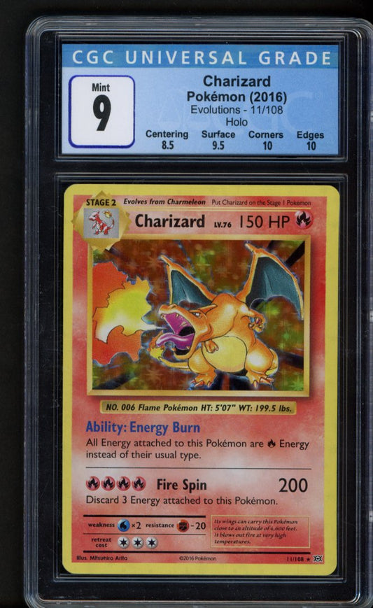 Charizard 11/108 CGC 9