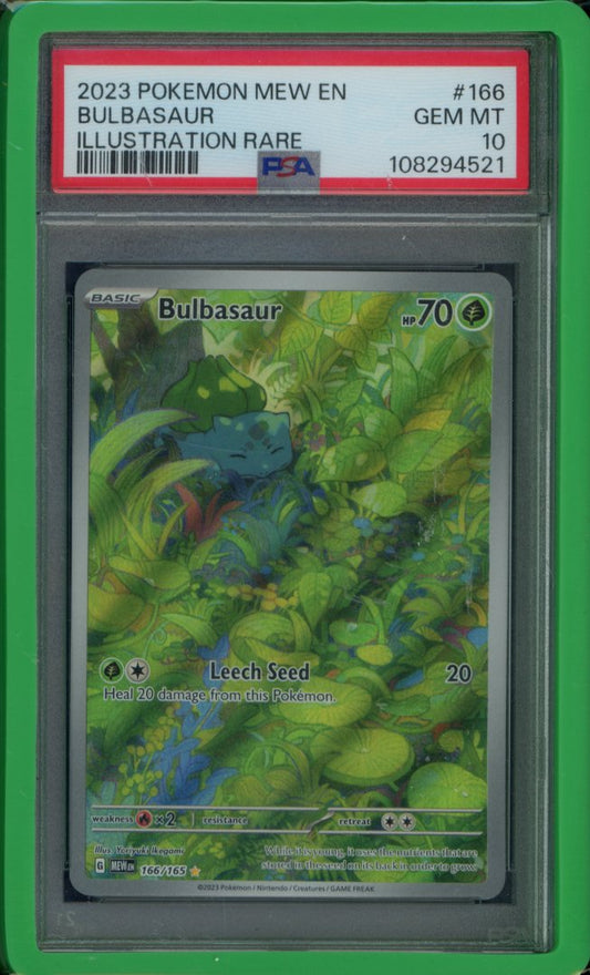 Bulbasaur 166/165 PSA 10