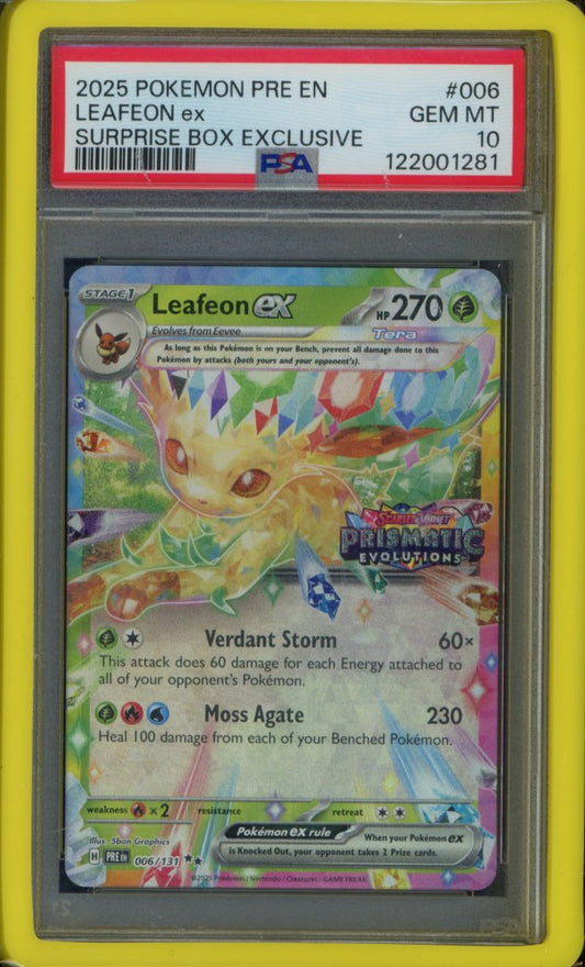 Leafeon Ex 006/131 PSA 10