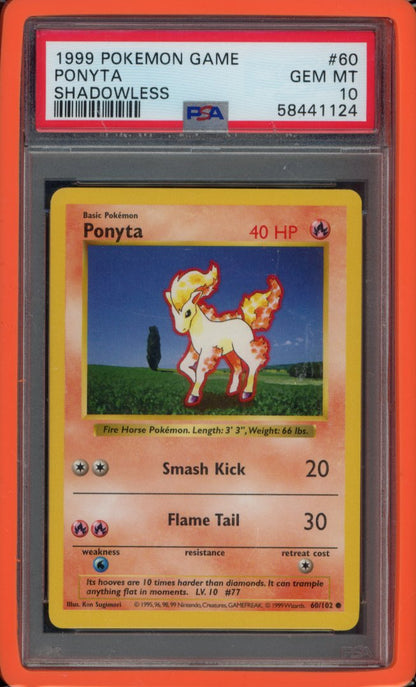 Ponyta 60/102 PSA 10