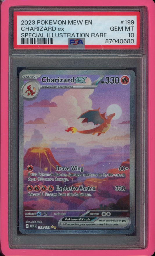 Charizard Ex 199/165 PSA 10