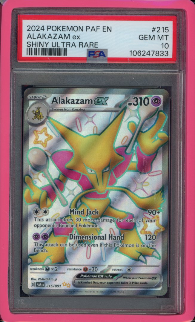 Alakazam Ex 215/091 PSA 10