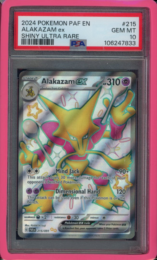 Alakazam Ex 215/091 PSA 10