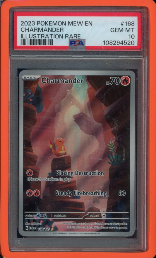 Charmender 168/165 PSA 10