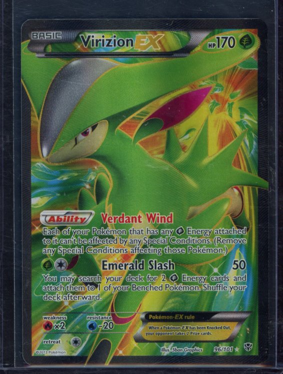 Virizion Ex 96/101 Raw