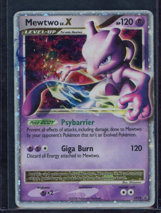 Mewtwo LV.X DP28 Raw