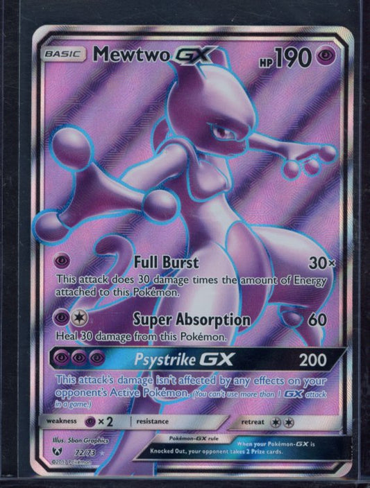 Mewtwo Gx 72/73 Raw