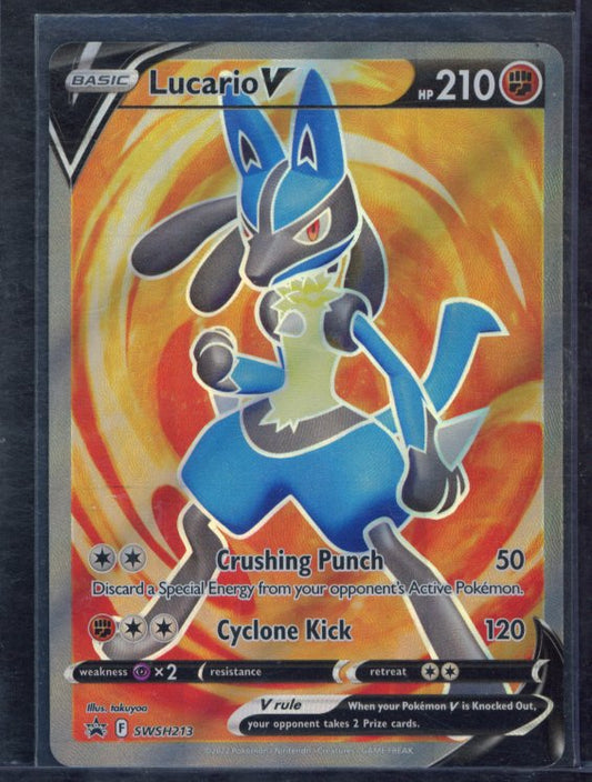 Lucario V SWSH213 Raw