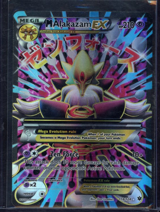 M Alakazam Ex 118/124 Raw