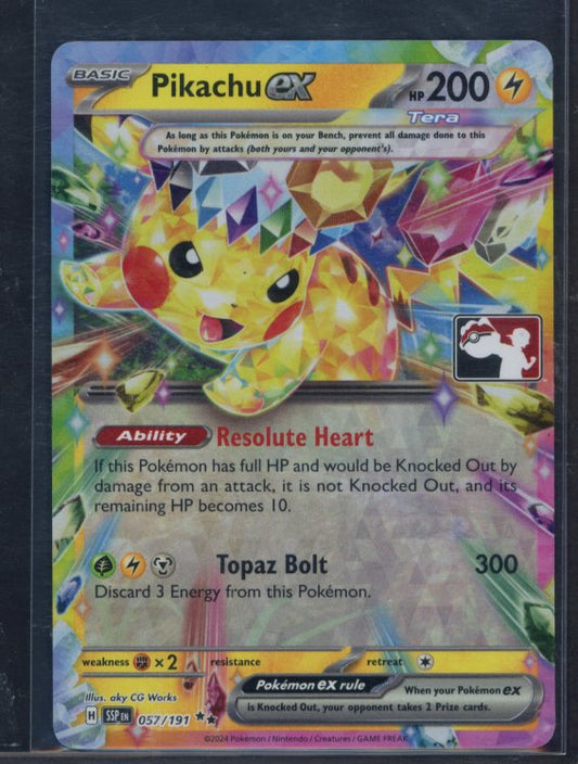 Pikachu Ex 057/191 Raw