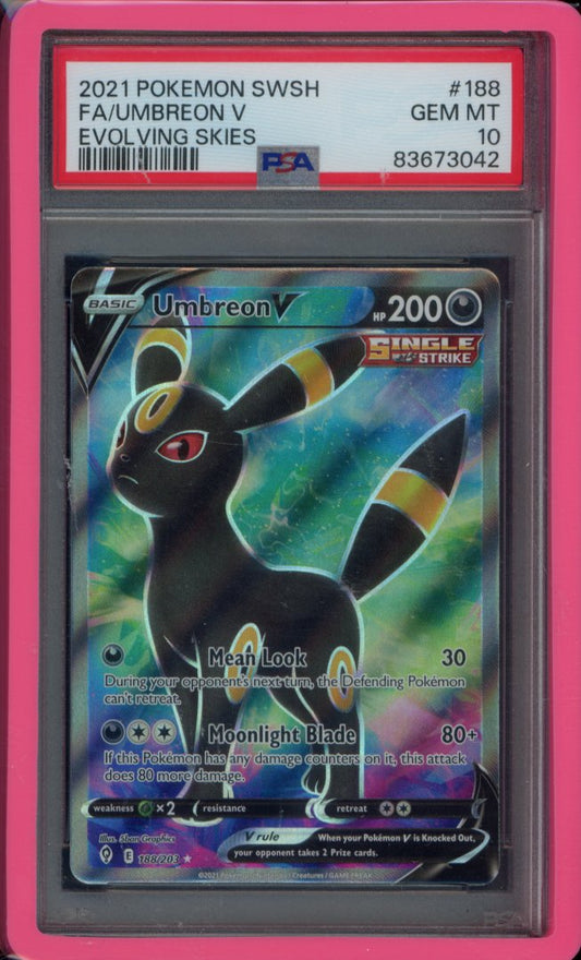 Umbreon V 188/203 PSA 10