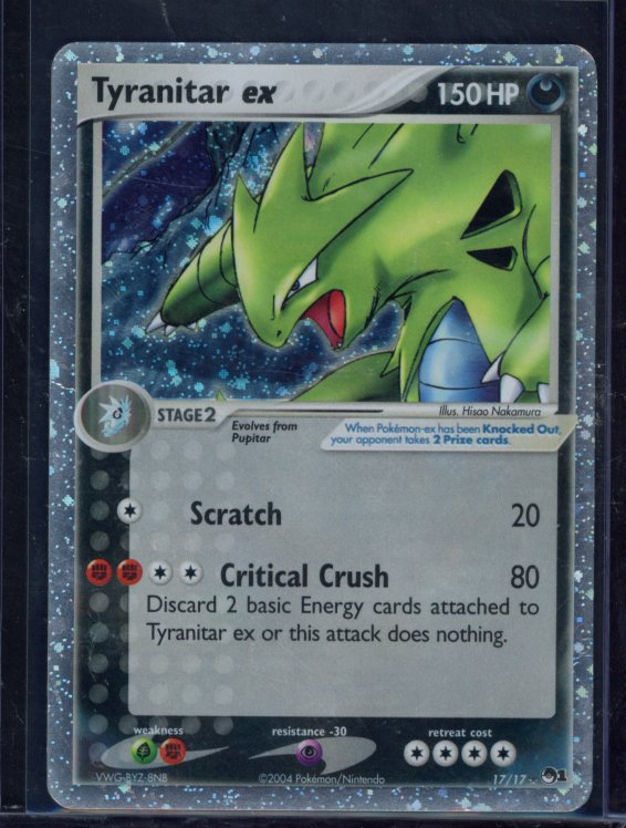 Tyranitar Ex 17/17 Raw