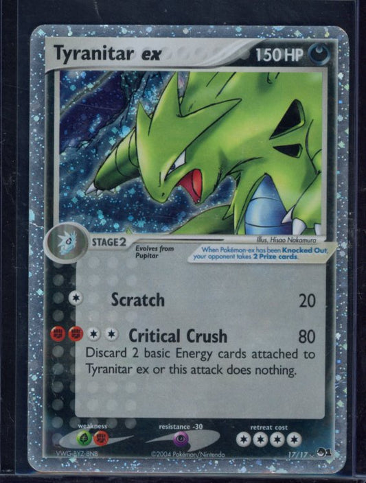 Tyranitar Ex 17/17 Raw