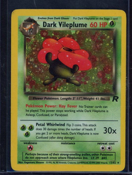 Dark Vileplume 13/82 Raw