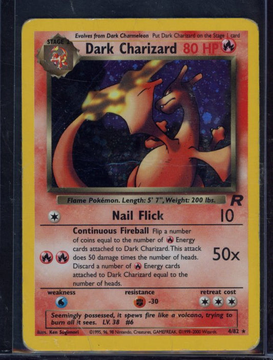 Dark Charizard 4/82 Raw
