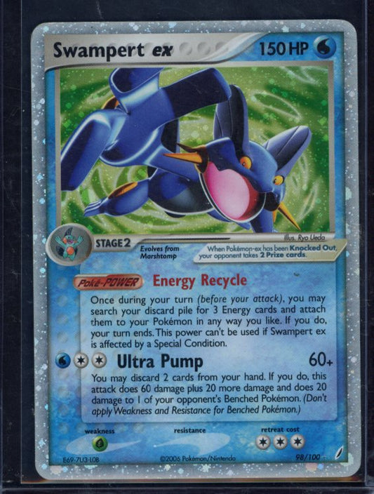 Swampert Ex 98/100 Raw