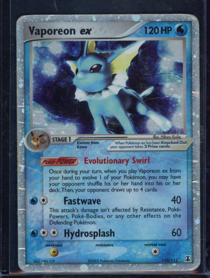 Vaporeon ex 110/113 Raw