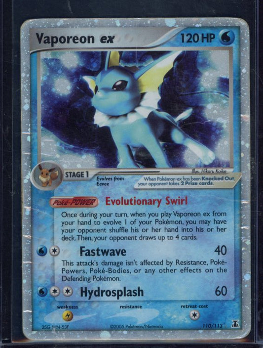 Vaporeon ex 110/113 Raw