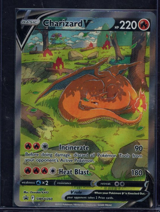 Charizard V SWSH260 Raw