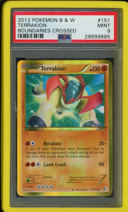 Terrakion 151/149 PSA 9