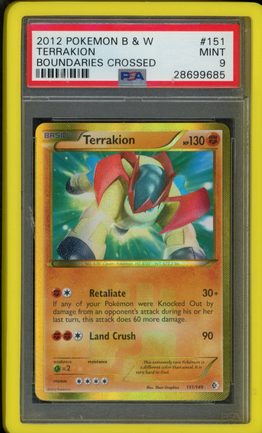 Terrakion 151/149 PSA 9