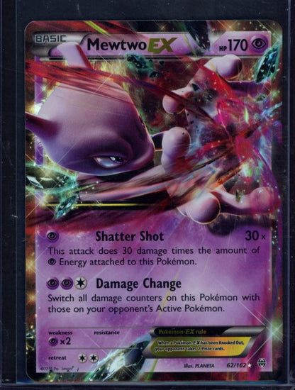 Mewtwo Ex 62/162 Raw