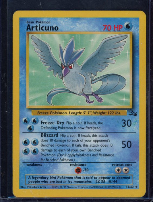 Articuno 17/62 Raw