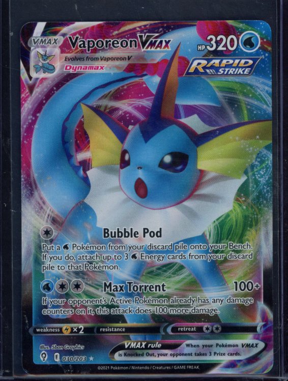 Vaporeon Vmax 030/203 Raw