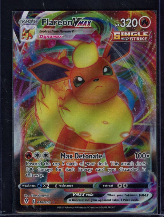 Flareon Vmax 018/203 Raw