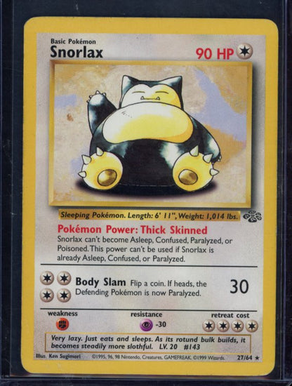 Snorlax 27/64 Raw