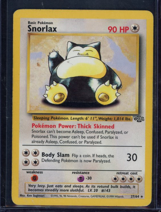 Snorlax 27/64 Raw
