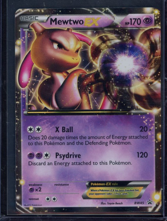 Mewtwo Ex BW45 Raw