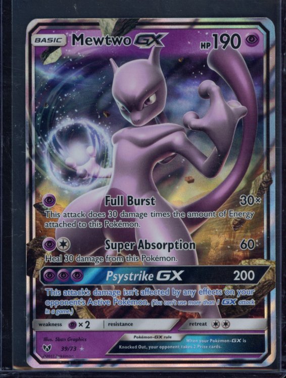 Mewtwo Gx 39/73 Raw