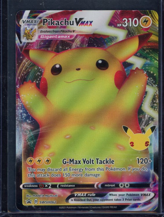 Pikachu Vmax SWSH062 Raw