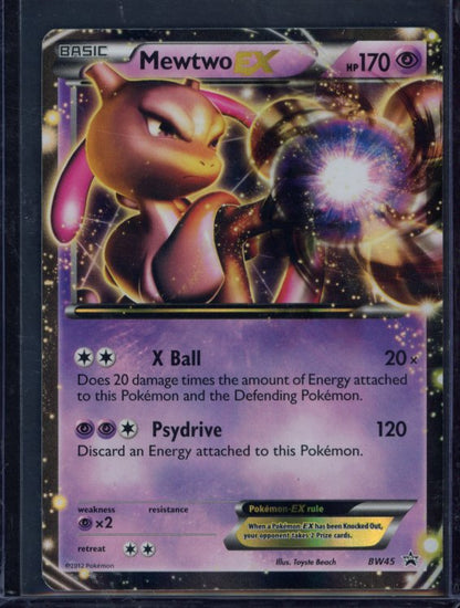 Mewtwo Ex BW45 Raw