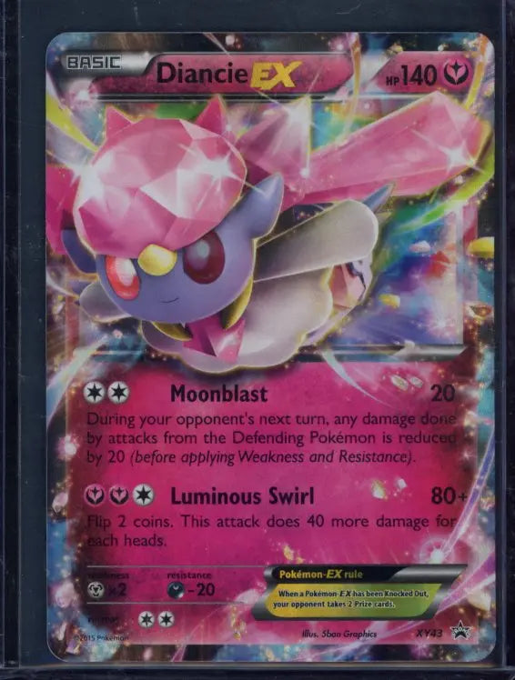 Diancie Ex XY43 Raw - RookieLegends