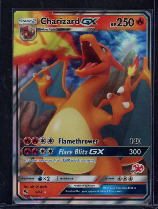 Charizard Gx 9/68 Raw