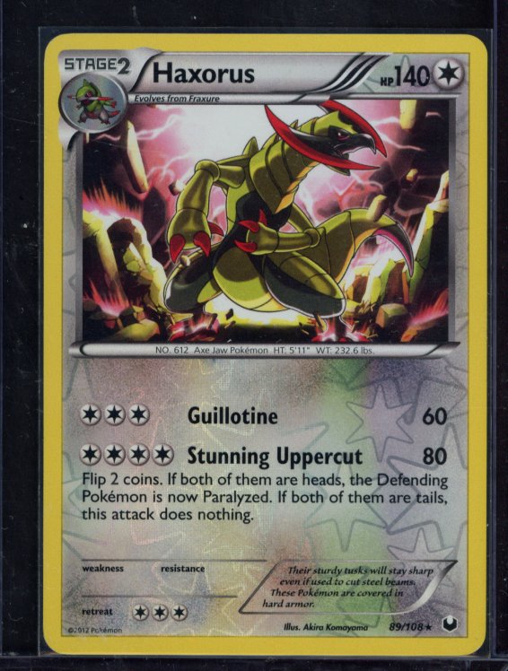 Haxorus 89/108 Raw