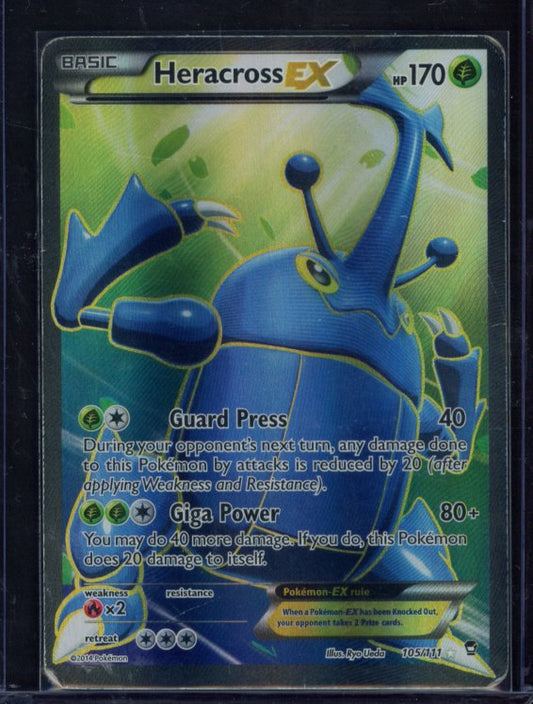 Heracross Ex 105/111 Raw