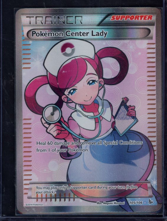 Pokémon Center Lady 105/106 Raw