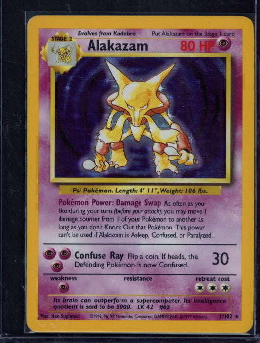 Alakazam 1/102 Raw