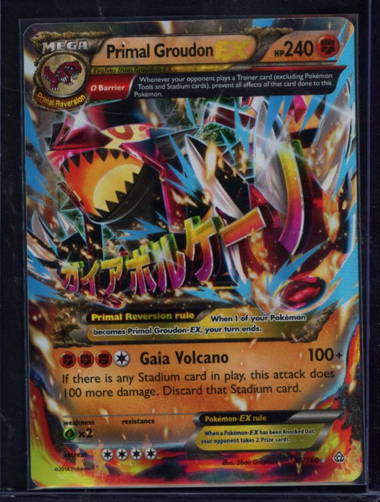 Primal Groudon Ex 86/160 Raw