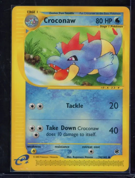 Croconaw 74/165 Raw - RookieLegends