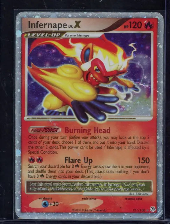 Infernape LV.X 121/130 Raw - RookieLegends